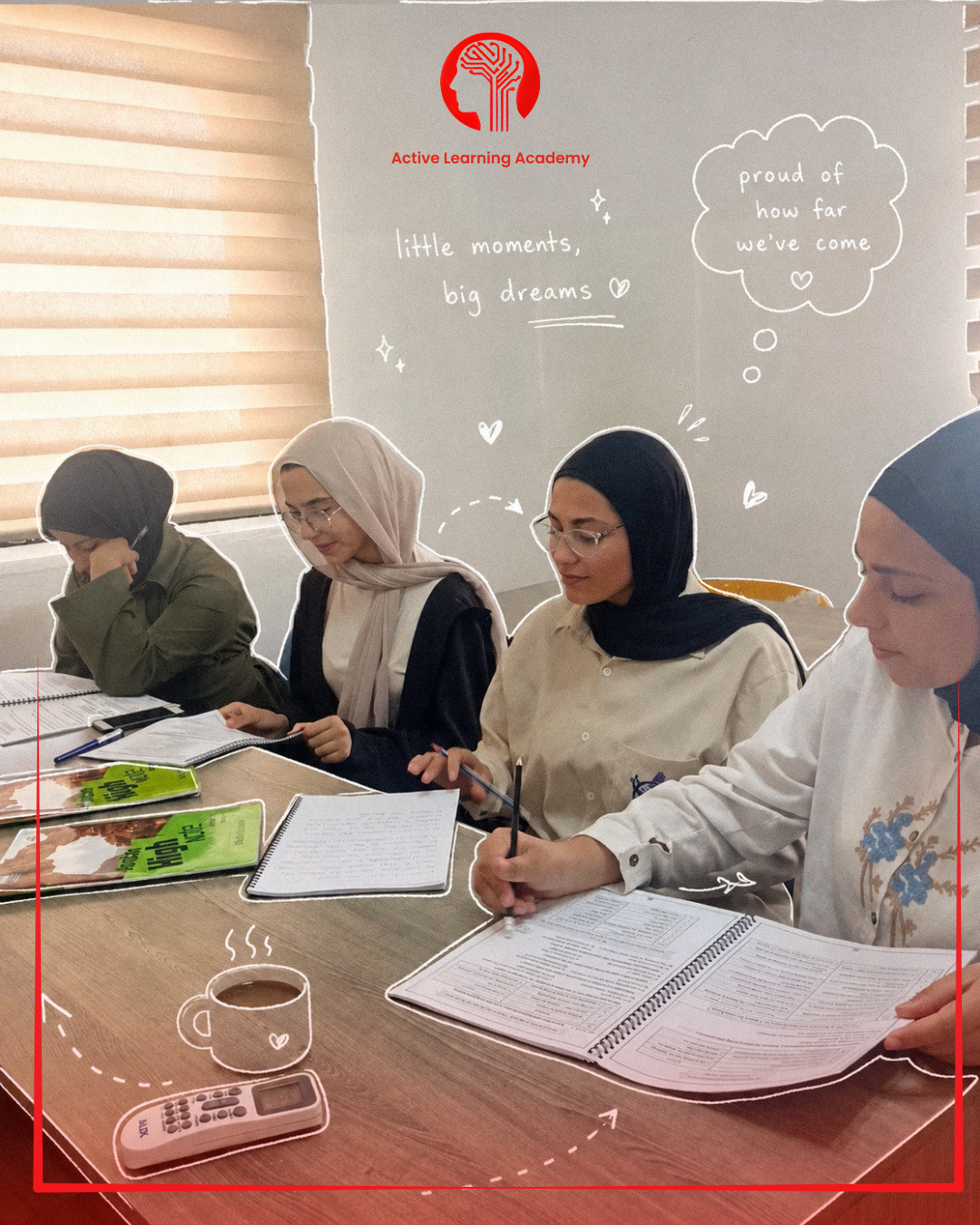 Students learning together at Active Learning Academy